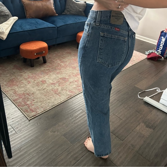 VINTAGE Wrangler Jeans 27/28x30 | 100% Cotton | Thick Denim | Heritage Fit - Picture 4 of 8